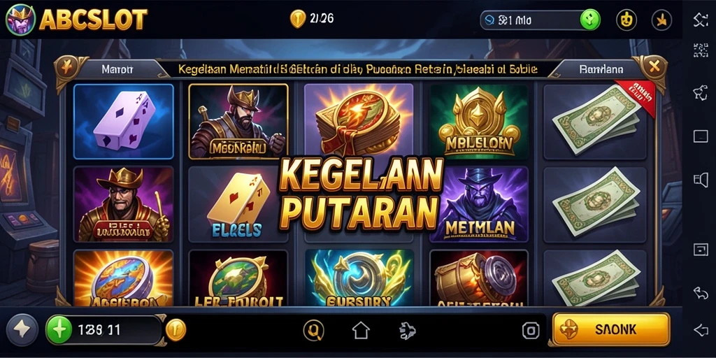 Tampilan mendebarkan dari gameplay ABCSLOT dengan efek horor yang nyata.