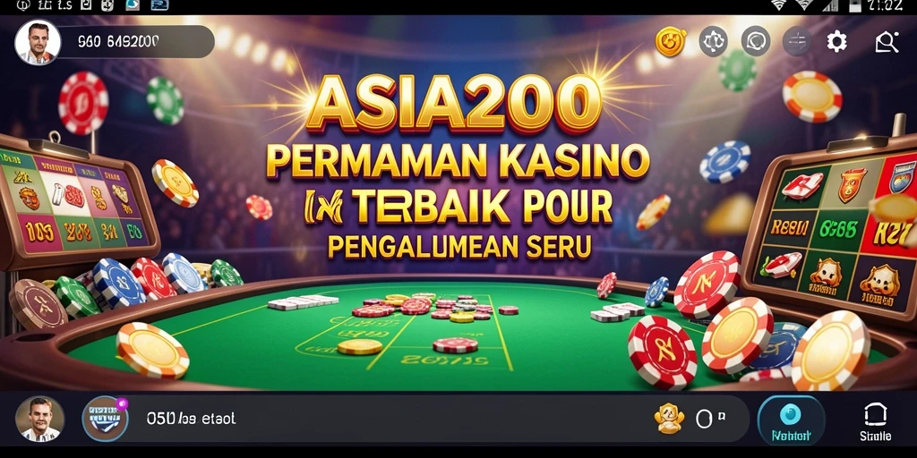 Tampilan mendebarkan dari gameplay <strong>ASIA200</strong> yang penuh aksi Kasino.