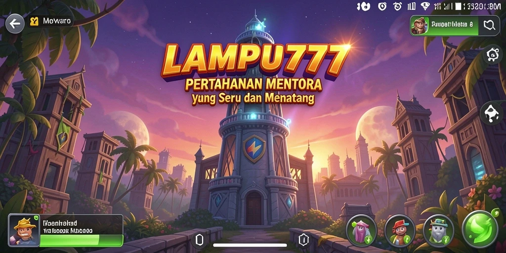 Tangkapan layar menampilkan aksi seru dari gameplay Tower Defense.