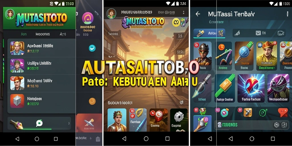 Tampilan antarmuka utama aplikasi Utility MUTASITOTO yang intuitif.