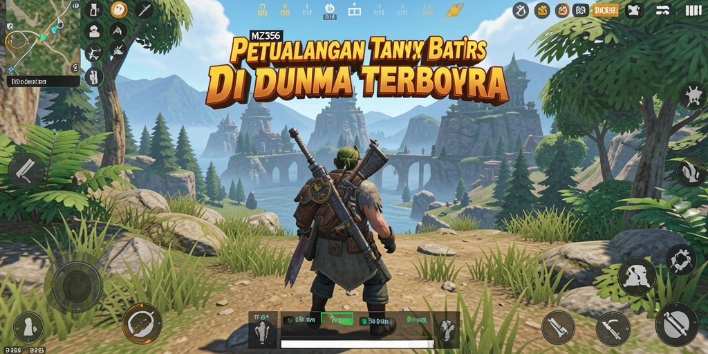 Tampilan gameplay seru di dunia terbuka MZ356.