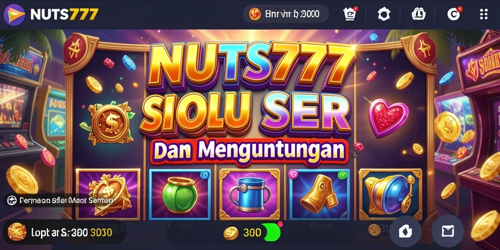 Gameplay Slot NUTS777 yang menegangkan dan mengasyikkan.
