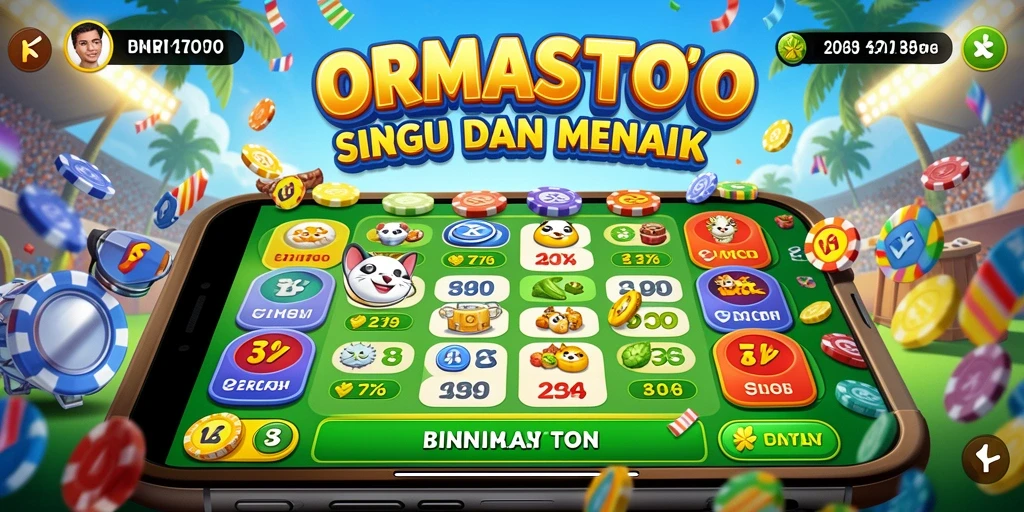 Tampilan gameplay seru permainan Bingo di ORMASTOTO.