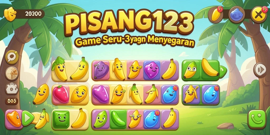 Tampilan menarik dari gameplay PISANG123 yang seru.