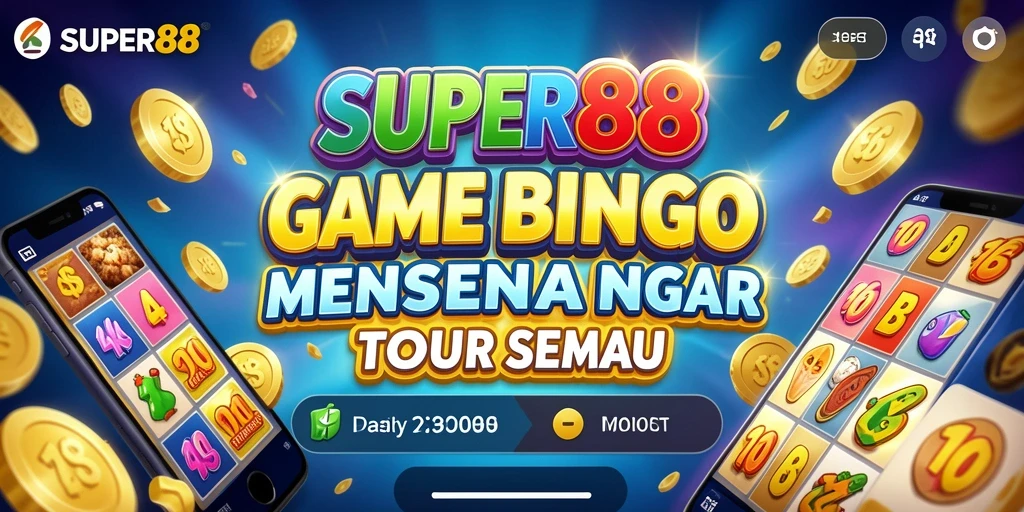 Tampilan gameplay Bingo yang seru dan interaktif di SUPER88.