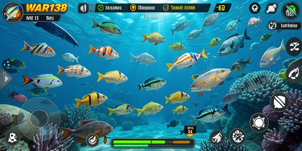 Gameplay seru Tembak Ikan di WAR138 dengan grafik yang menakjubkan.